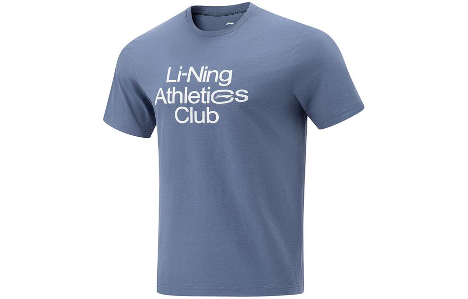 Li Ning T Shirt Men s Dusty Blue ATSU591-4 S