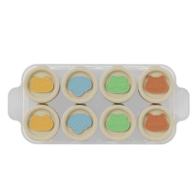 

Practical Baby Food Storage Container Molds Silicone Tray for Freezing Handmade Purees with Multiple Compartments 1