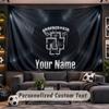 Wall Hanging Tapestry Custom NameRammstein Pattern Personalized Printed Fabric Wall Decor