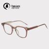 Blush GM Women's Eyeglass Frames Kub2116 - No Makeup Plano Anti-Blue Light Men's Transparent Black Frame