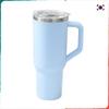 [YoungsBill] 1.2L Large-Capacity Stainless Steel Tumbler with Handle & Straw (Hot & Cold Insulated)