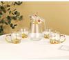 Chrysanthemum Enamel Glass Tea Cup - Lead-Free Crystal Coffee Cup Gift