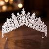 Luxuriöse Brautkrone: Europäischer & Amerikanischer High-End Kopfschmuck für Hochzeiten & Partys