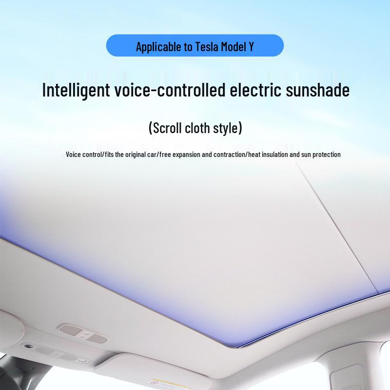 

Tesla Model Y Voice-Controlled Electric Sunshade 145x105x3 cm