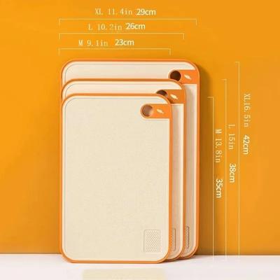 1pc Chopping Board Household Antibacterial Anti-mold Chopping Board Double-sided Cutting Board