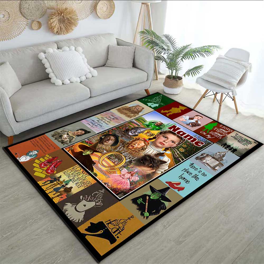 Warnermedia (23) Customize your name rug, office chair cushion, home bedroom living room gift.