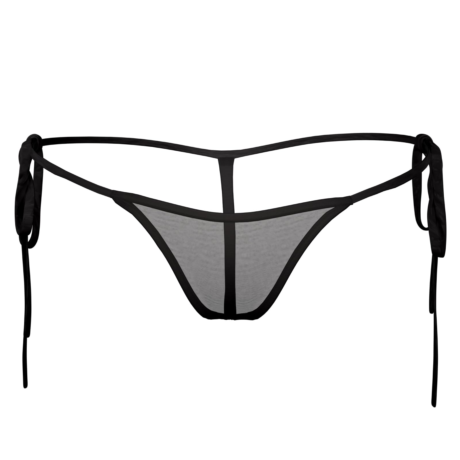 

Hatopura Усуи Шорты с боковыми лентами Т-бэк (черный) чёрный