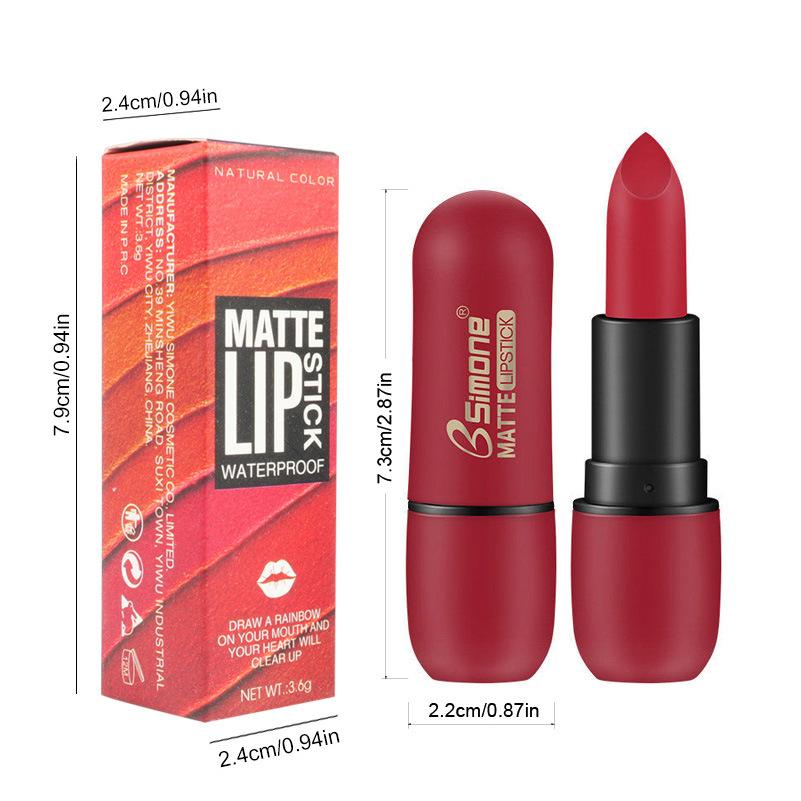 Bullet Lipstick Sweetheart Matte Non-sticky Non-flakey Nourishing Lipstick