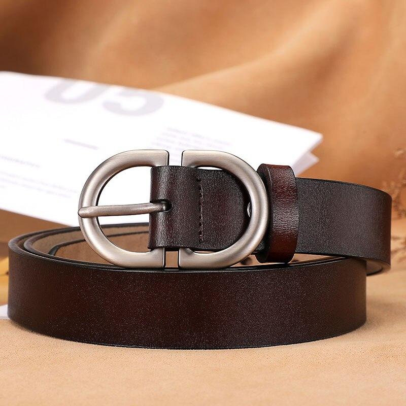 Belts for Women Genuine Leather Cowskin High Quality Fashion Belt Jeans Woman Belts for Dress Luxury Brand Women's Belt LB032-1