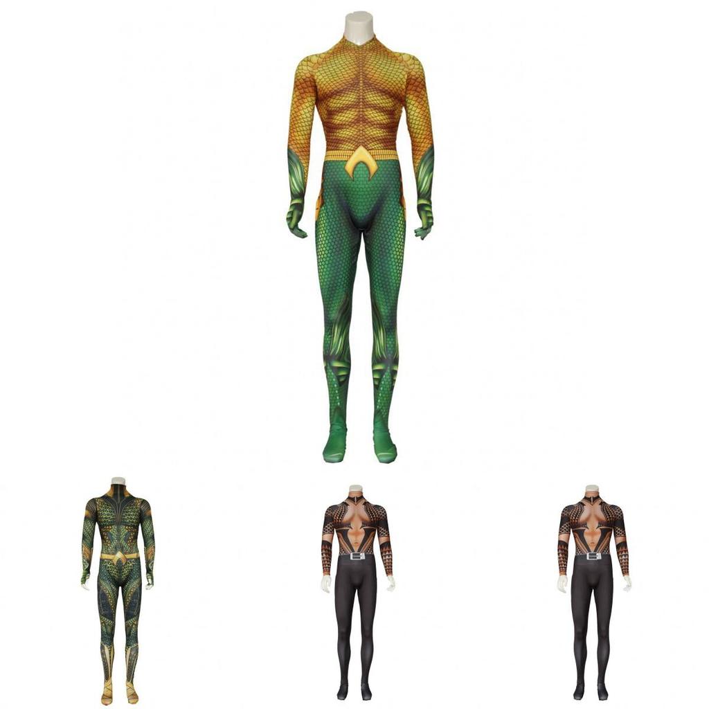 Justice League Aquaman Kostüm für Halloween Bühnenauftritt