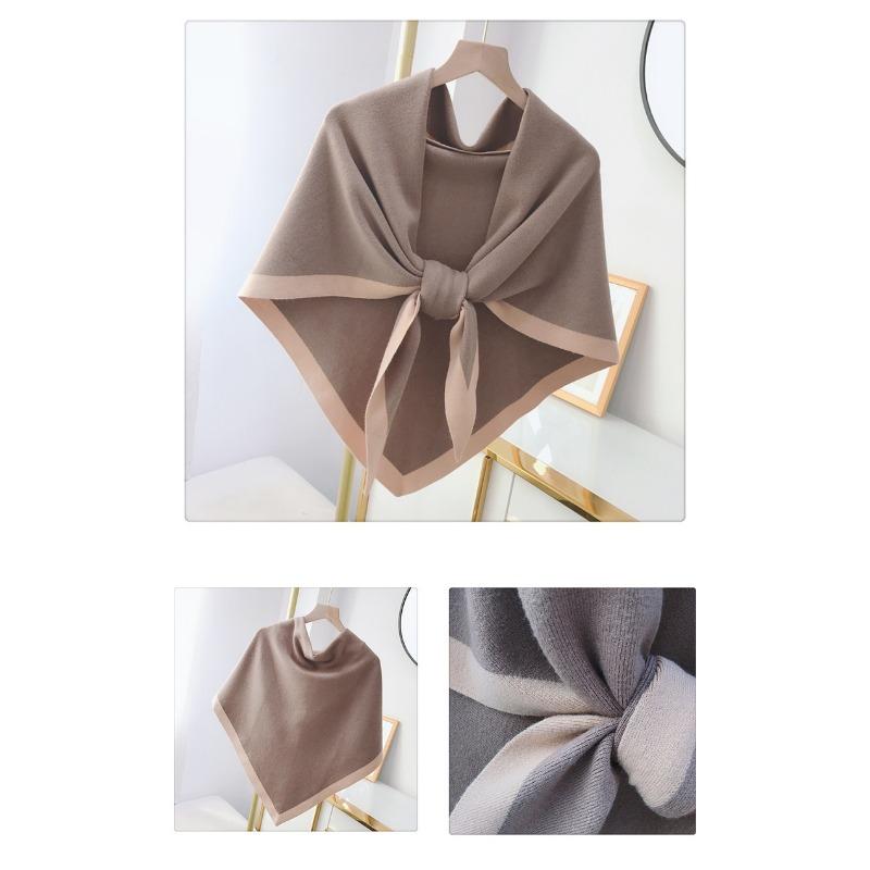 Women S Thick Triangle Scarf For Office Air Conditioned Room Neck Protection