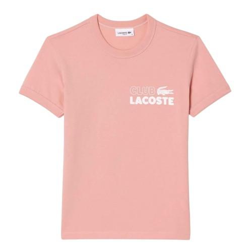 Lacoste Womens/Ladies Organic Cotton Jersey Slim T-Shirt