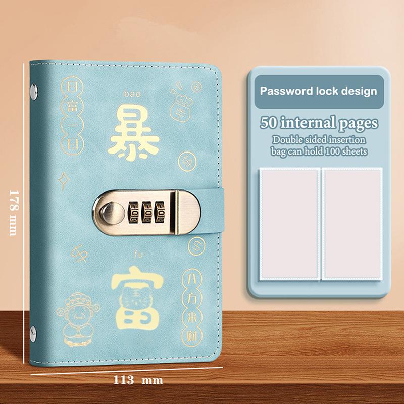 Banknote Storage Book Made Of Pu Material, Can Hold 100 Banknotes, With Banknote Pos, Stamps, Bank Card Storage Book