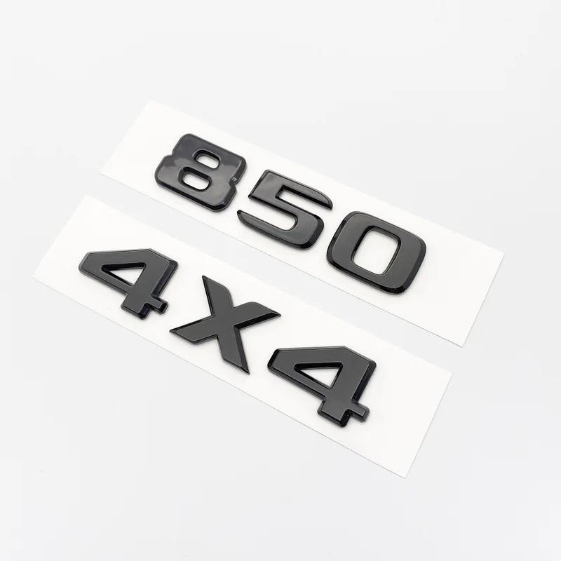 אותיות שחורות מבריקות 550G 4X4 850 550 D35 B40 D6S B63 סמל למרצדס בנץ Brabus G מכונית פגוש תא מטען אחורי W464 מדבקת לוגו