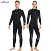 3mm Diving Suit Men's Long-sleeved Thermal One-piece Women's Large-size Cold-proof Snorkeling Surfing Swimsuit