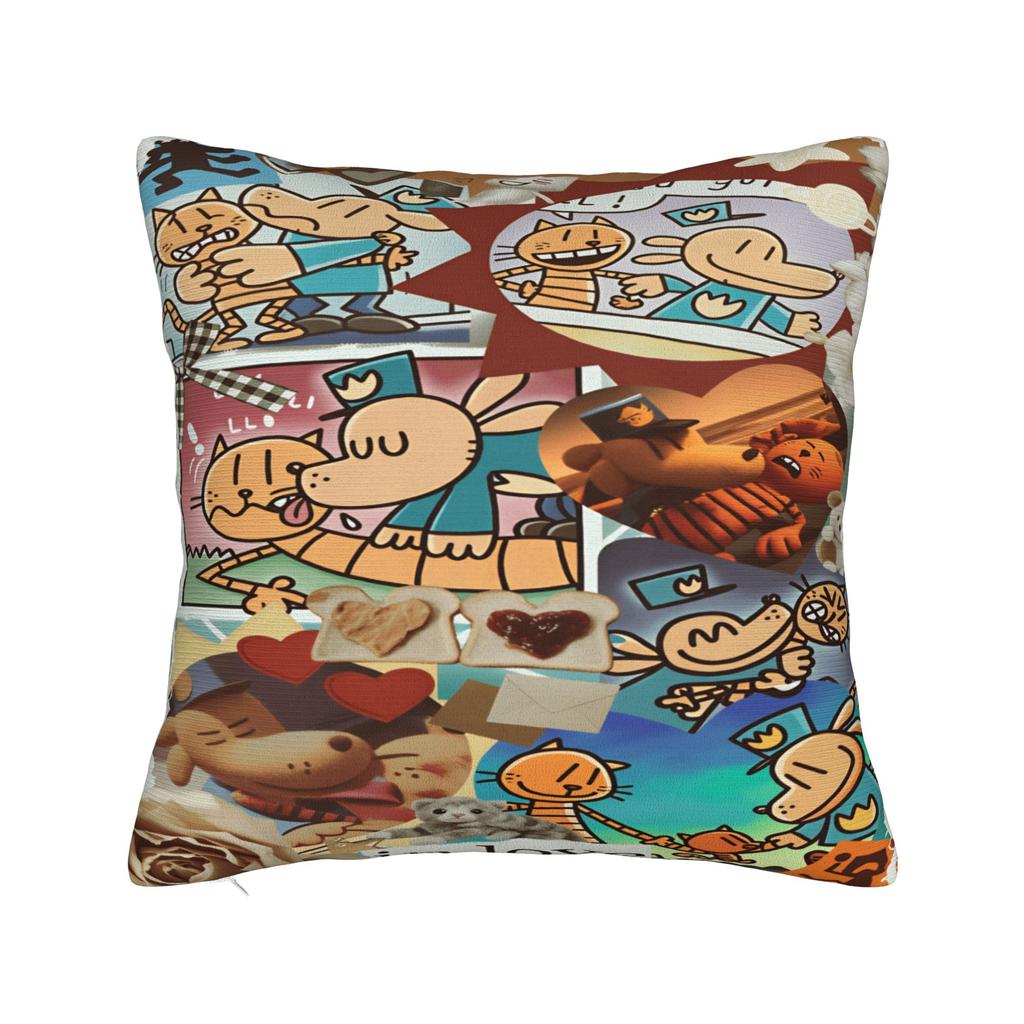 D-Dog Man DogmanS Movie Comic Pillow Cover Morden Pillow Case For Sofa Home Decoration Print Pillowcases Gift