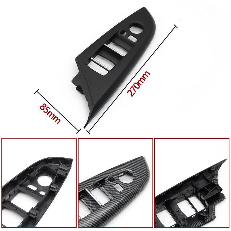 LHD RHD Car Interior Front Rear Door Window Lifting Switch Cover Trim Decoration Outer Frame Replace For BMW X3 F25 2011-2017