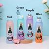 750ML Demon Slayer Cartoon Plastic Gradient Water Cup Portable Leak Proof Water Bottle Student Outdoor Sports Travel Water Cup