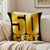 Music Rapper 50 CCent Cushion Cover Pillowcase Antidustmite living Room Sofa Decor Cushion Room