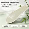 Sweat Absorbing BambooCharcoal InsolesBreathable Mesh Deodorant ShoeInserts Anti OdorComfort Pads for MenWomenCasualSports Shoes