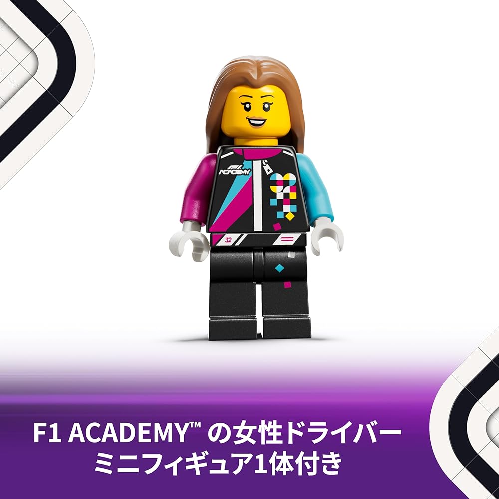 LEGO Speed Champions F1 Academy Race Car Toy for Kids Ages 10-12 with Mini Figures and Blocks