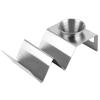 Stainless Steel Taco Holder Pancake Stand Rack with Sauce Cup Home Kitchen Restaurant Buffet Tools
