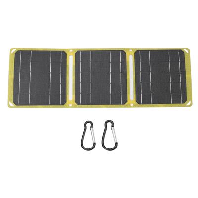 Panel Solar 21W 5v 9v 12v Salida USB Dual Portátil Impermeable Silicio Monocristalino Panel Solar