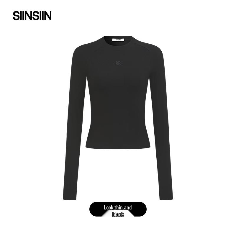 SIINSIIN Color Block Slim Fit Long Sleeve T-shirt