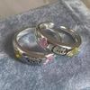 Fashion Kawaii Cat Dog Rings for Women Simple Open Handmade Adjustable Cartoon Couple Ring Metal Jewelry Anniversary Ring