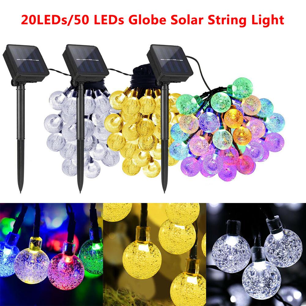 Solar Powered 50 LED String Light Garden Path Yard Decor Lamp Outdoor Waterproof Solar Powered 50 LED String Light Garden Path Yard Decor Lamp Outdoor Waterproof