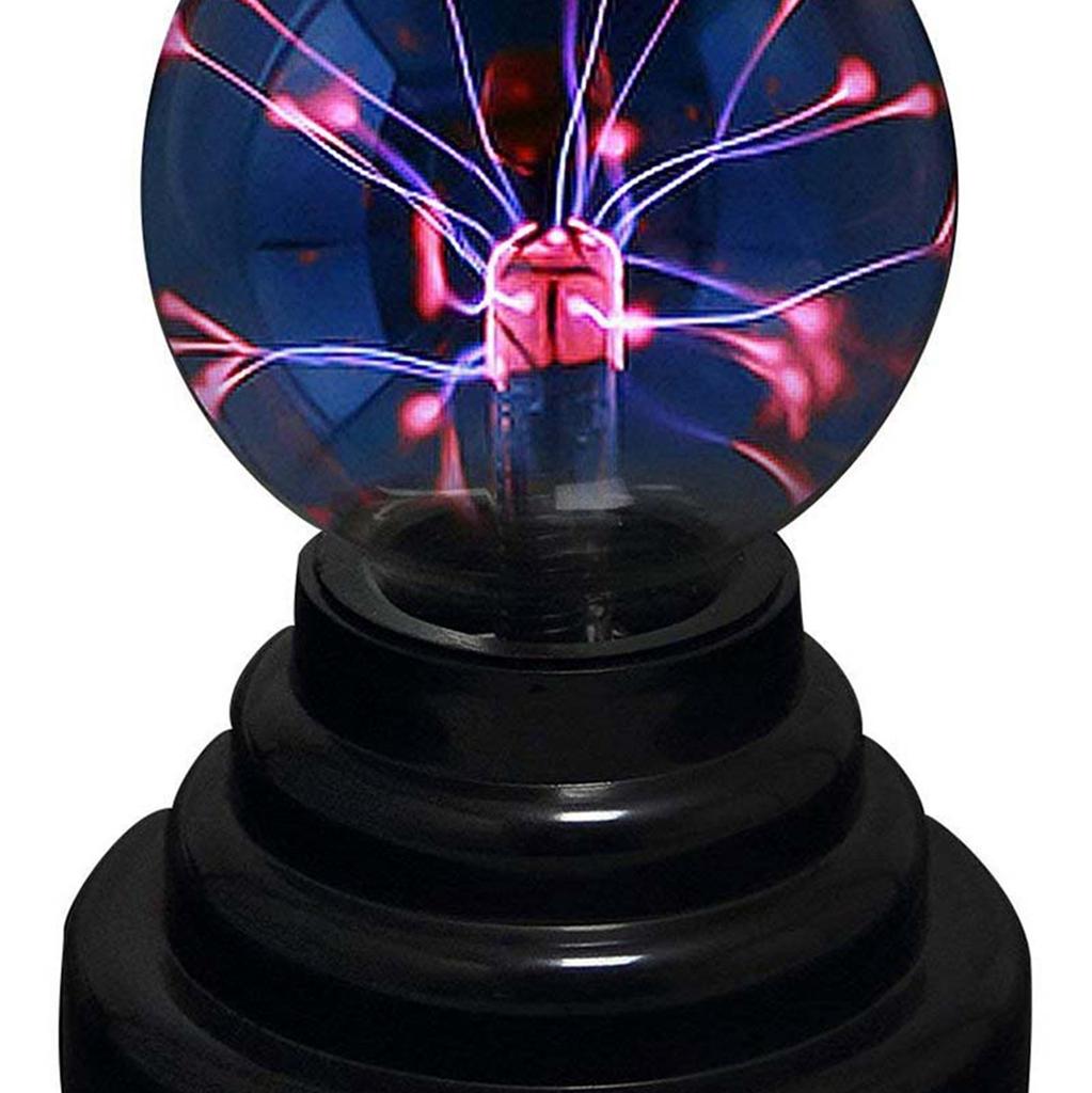 3 Zoll USB Basis Glas Elektrostatische Kugel Ionenkugel Bunte Party Lampe Lichter