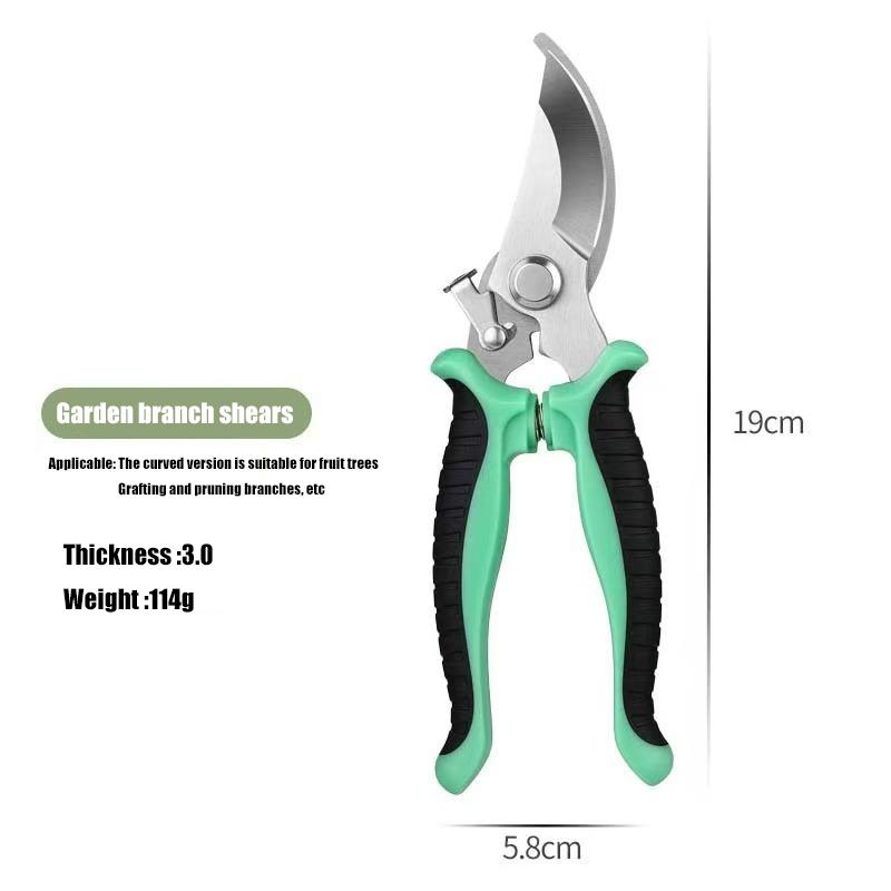

3.0 Ножницы из нержавеющей стали для обрезки и резки толстых веток фруктовых деревьев. Бытовые садовые ножницы для обрезки садовых веток.
