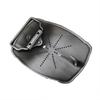 Western Engraved Decorative Belt Buckle, Metal Card and Star Motif, Single Buckle for Belt Update and Daily Styling
