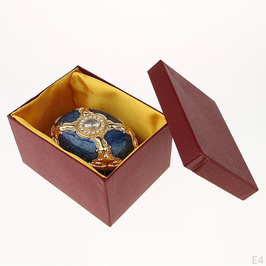 Chest Trinkets Jewelry Box Storage Studs Ring Holder Case