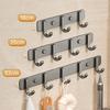 Heavy Duty Load Bearing Wall Mounted Hook Rack Towel Rack Hook Bathroom Towel Hanging