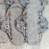 Sanitary Pads 4pcs Reusable Leak Proof Sanitary Pads Menstrual Cloth Pads Washable Breathable Cloth Menstrual Gaskets