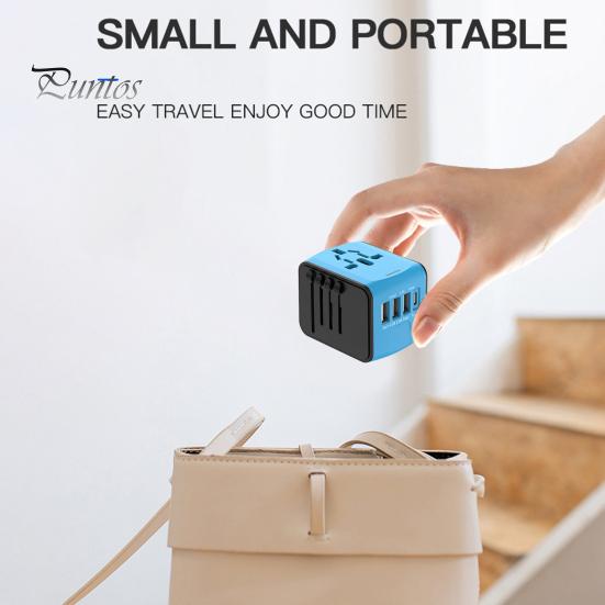 Uniwersalny międzynarodowy zasilacz podróżny High Speed USB typu C przenośny wtyczka brytyjska US AU 6A 100-250 V 5 wtyczek gniazdowych Zasilacz Gniazdo ładowania