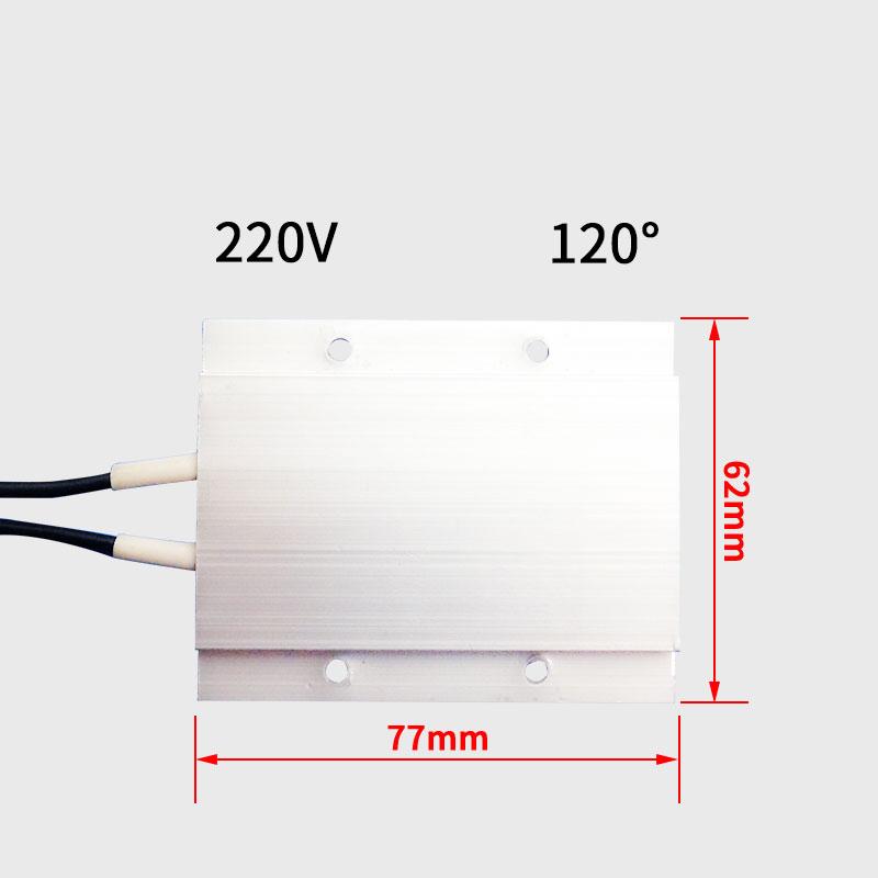 

PTC Heating Element 12V 24V 110V 220V Constant Temperature Thermistor Air Heating Sensor Aluminum Hair Dryer Curlers Heater 77x62x6mm