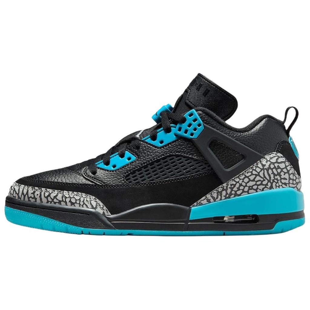 Air Jordan Spizike Low Gamma Blue Unisex Sneakers Black Wolf-Grey FQ1759-005