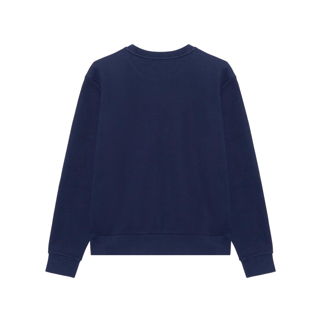 Polo Ralph Lauren FW23 Solid Color Small Pony Logo Embroidered Crew Neck Long Sleeve Fleece Sweatshirt Men sweatshirt Navy-Blue MNPOKNI16821901-410