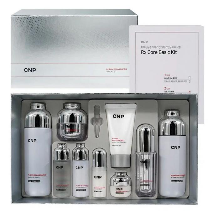 

CNP Набор из 4 продуктов для омоложения кожи 9 шт. / Антивозрастной, Увлажняющий, Корейская косметика, Kbeauty