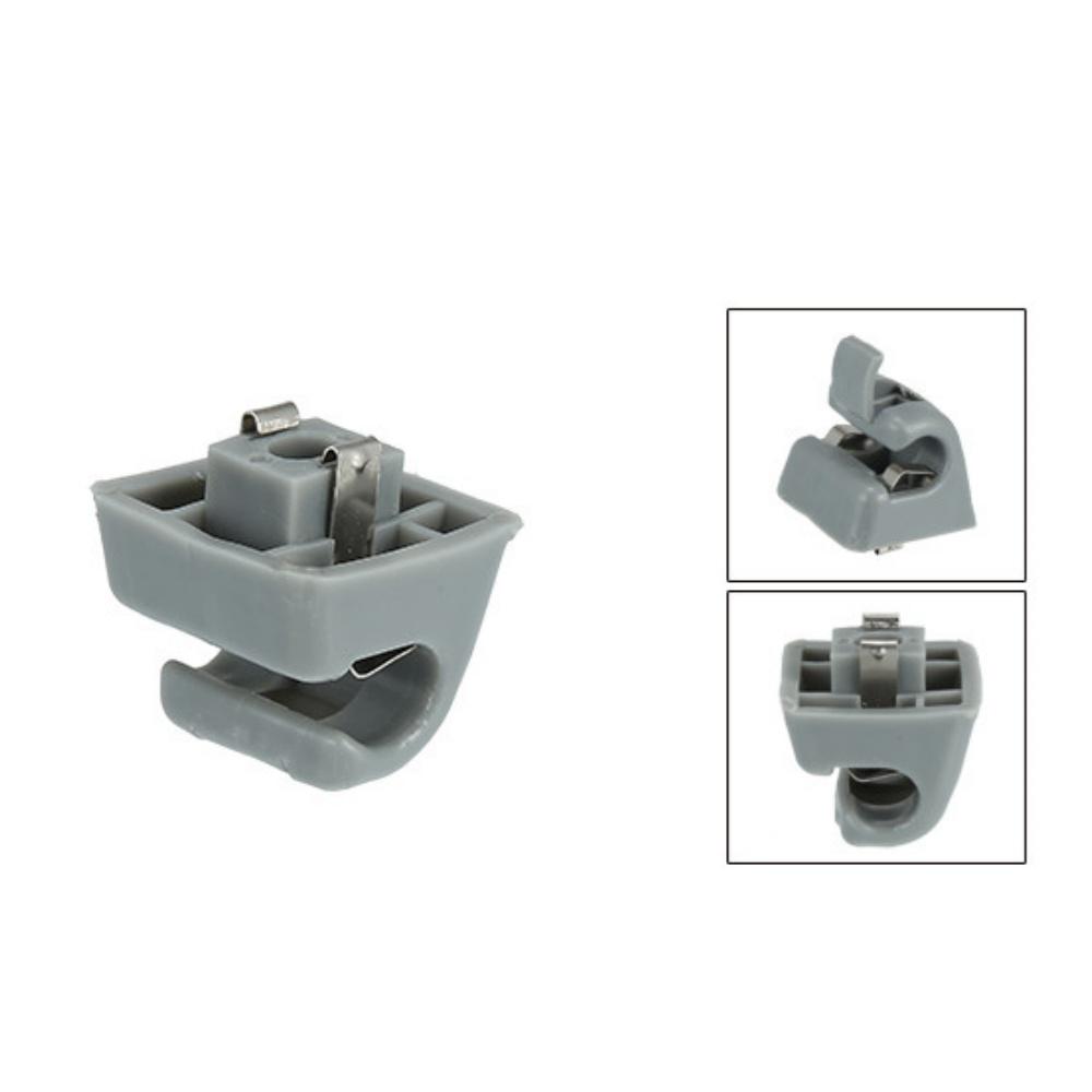 2x Grey Sun Visor Hook Clips For Mercedes Benz 300TE 190D 300SDL 12681000128412