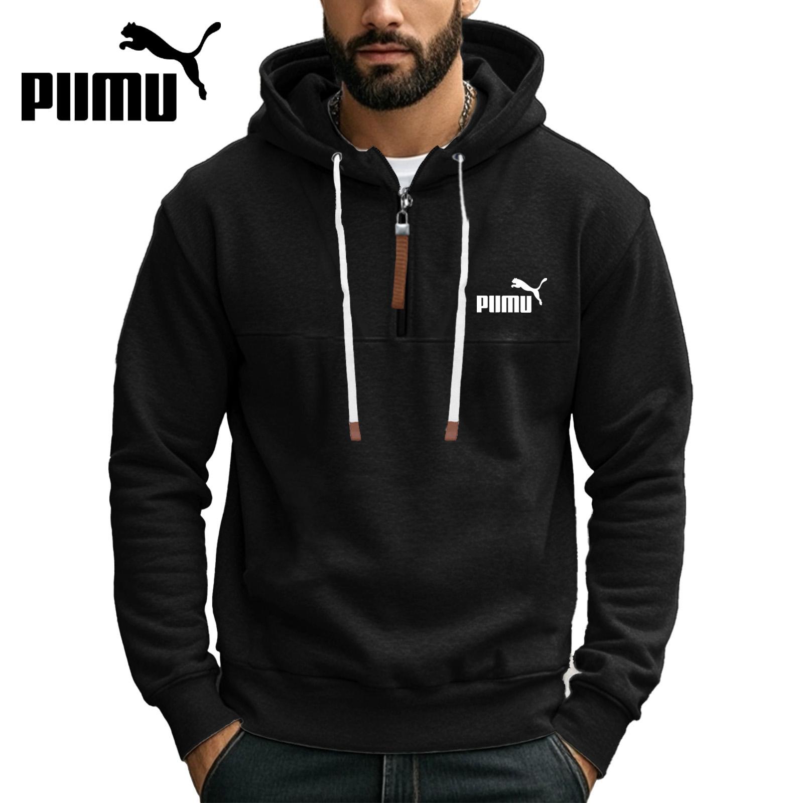 Хаки 2025 Осень и зима Новая толстовка с капюшоном — фото 6