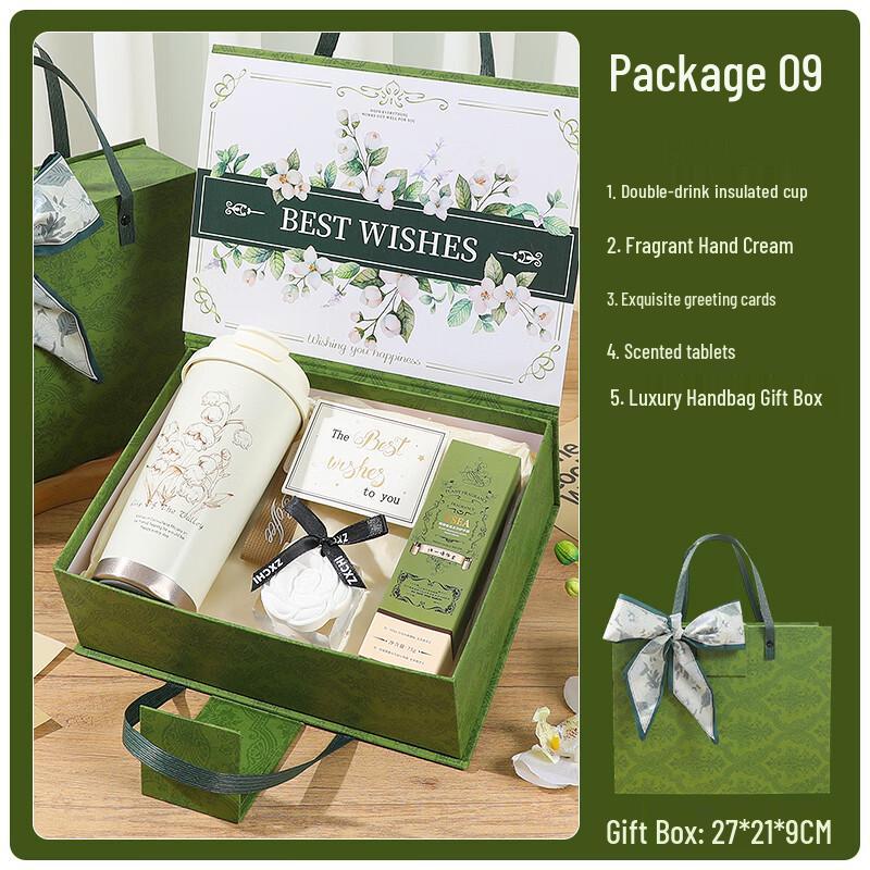 JHDZ Double-Drink Thermos Cup Wellness Gift Set