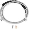 78" Hydraulic Clutch Line Stainless Steel Fit 16"-18" Handlebar Compatible with Harley Touring 2017-2020 Softail S Models and CV