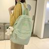 Schoolbag new student backpack simple fashion casual Mori small fresh schoolbag sweet wind versatile backpack high sense