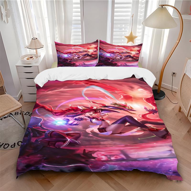 3pcs Dragon Slayer Fantasy Bedding Set-Perfect for Bedroom, Guest Room, Living Room, Hotel Decor | Ideal Gift for Fans, Travelers, Daily Use