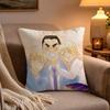 Romantic Anime My Love Story Pillow Case Soft Plush Cushion Cover Double Print and Invisible Zipper for Sofa Home Car Use