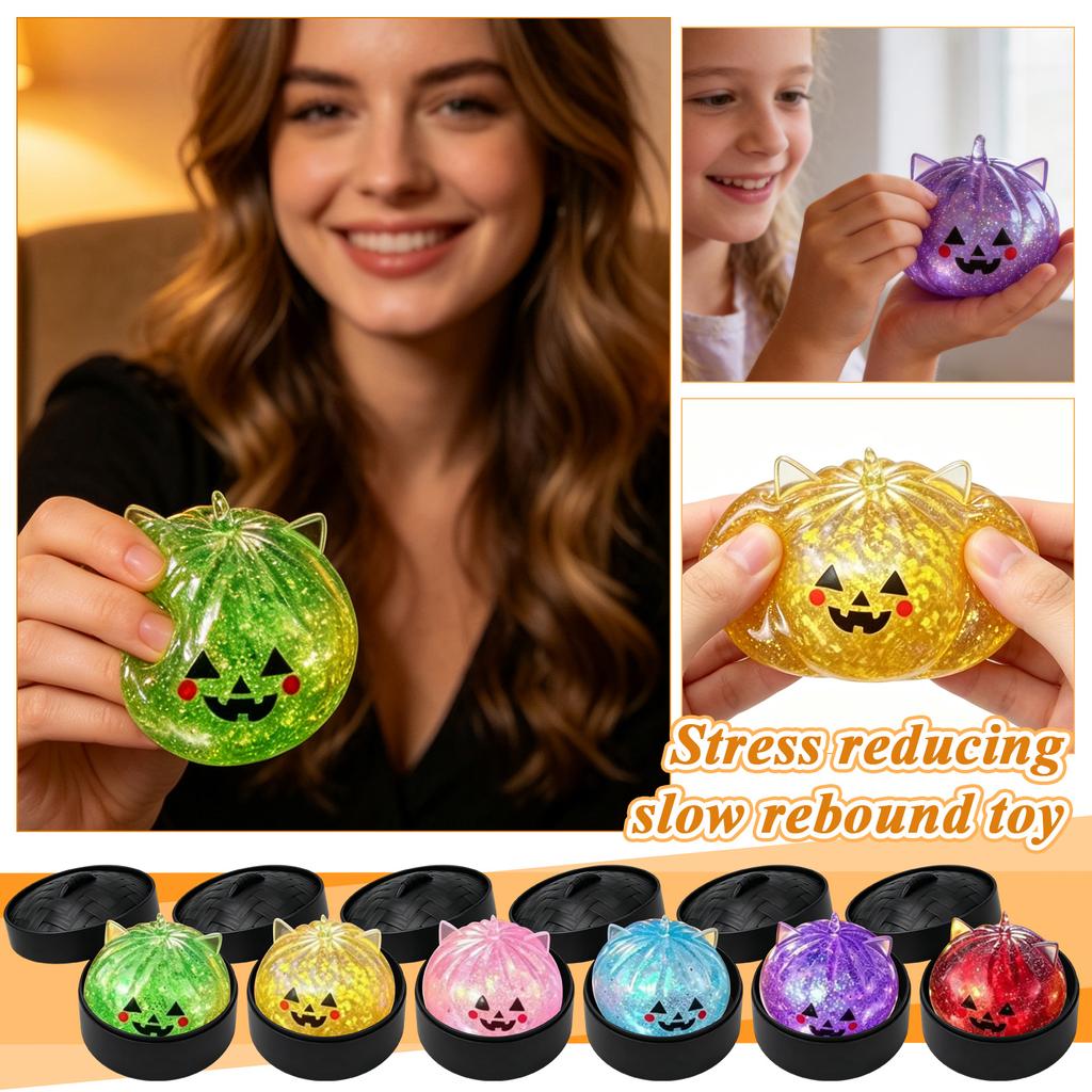 1pc 8.5cm Stress Relief Bun Pinching and Music Relief Toy