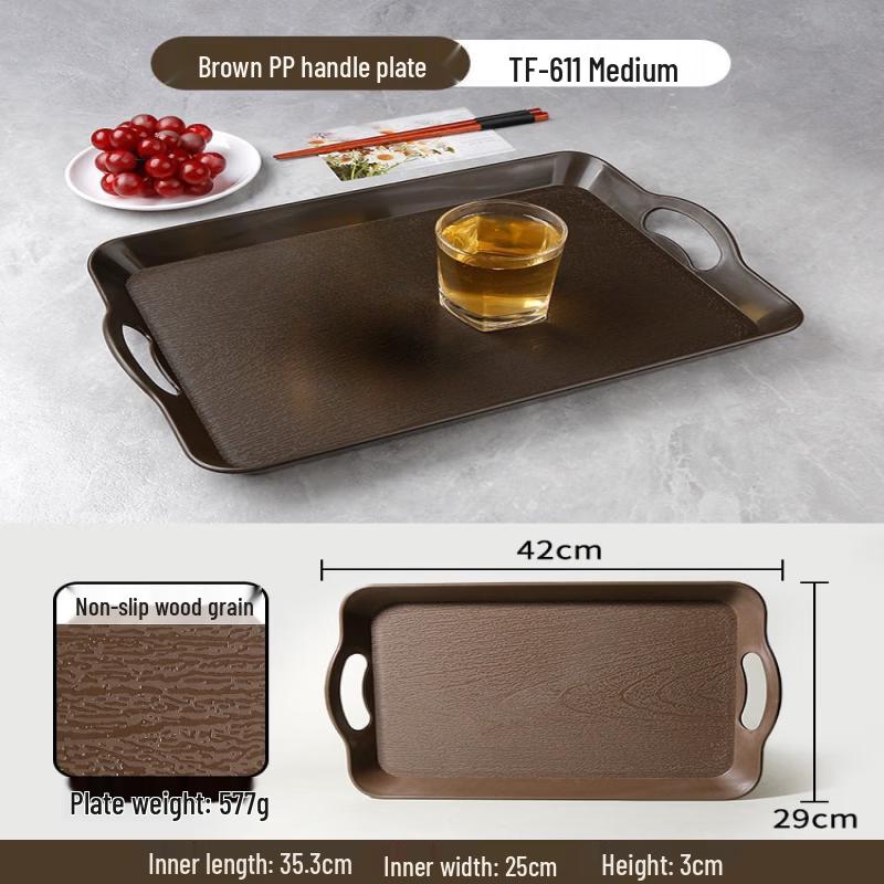 Jingbaodi Commercial Serving Tray with Handles